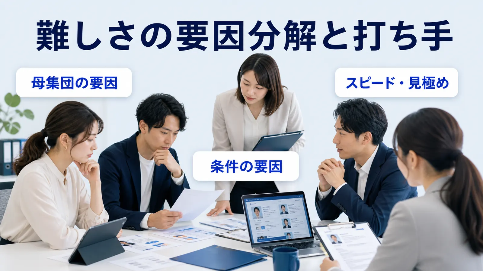 難しさの要因分解と打ち手