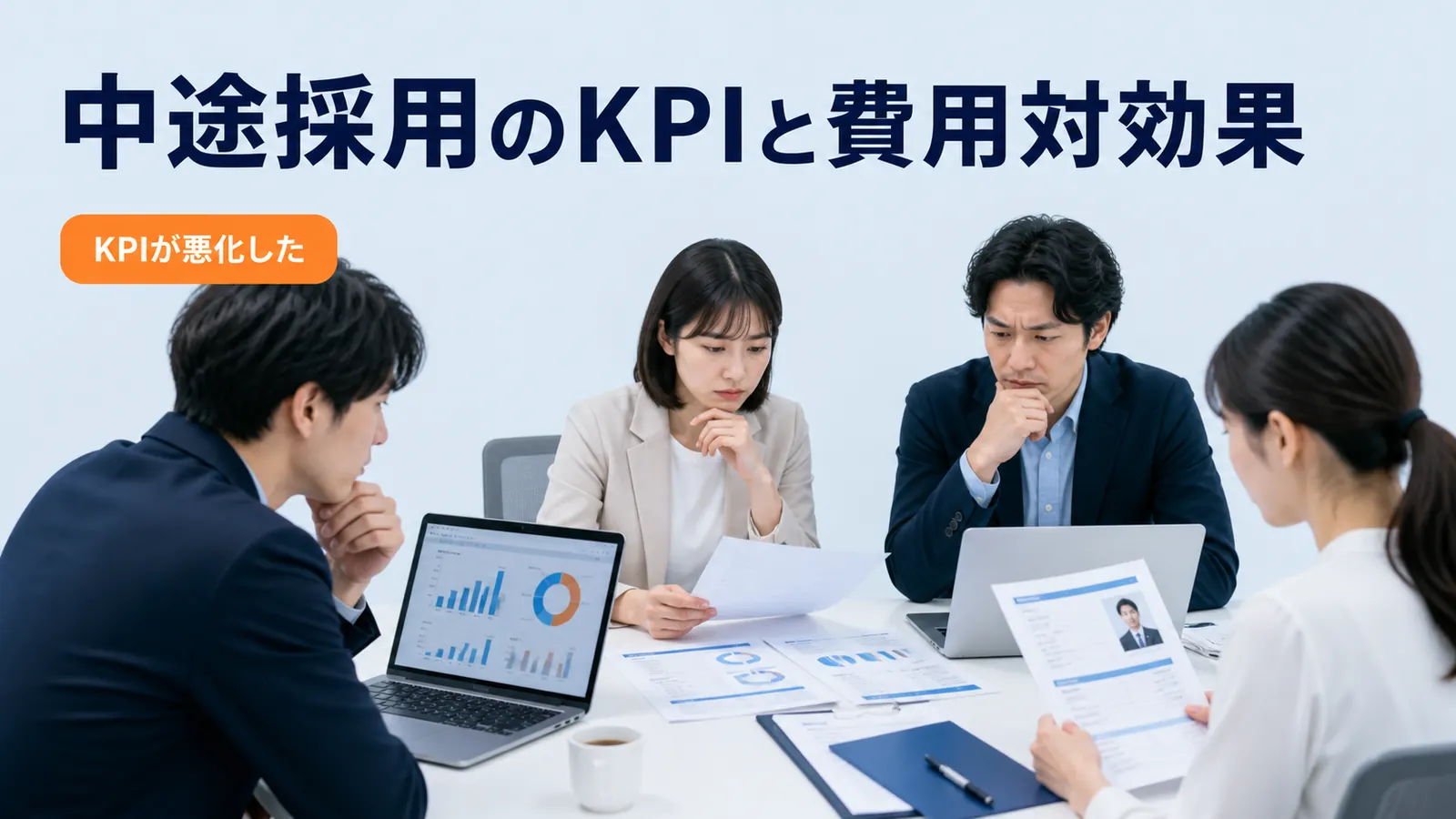 中途採用のKPIと費用対効果
