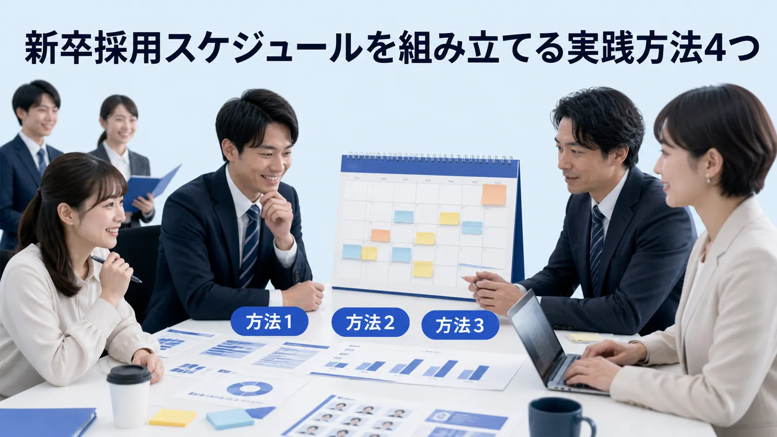 新卒採用スケジュールを組み立てる実践方法4つ