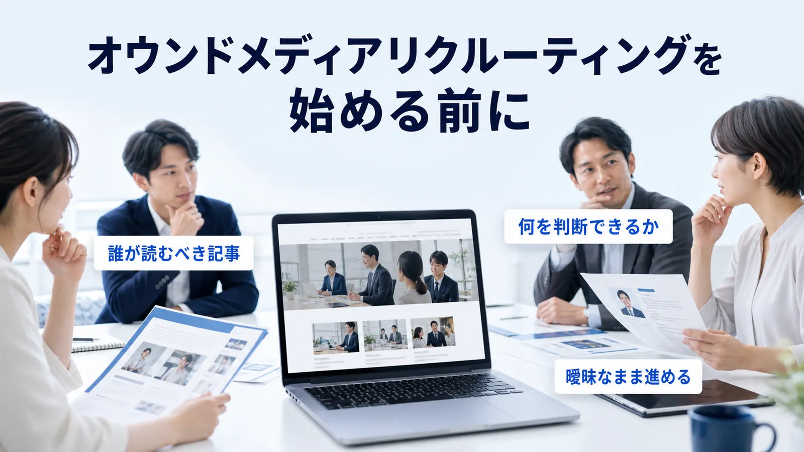 オウンドメディアリクルーティングを始める前に