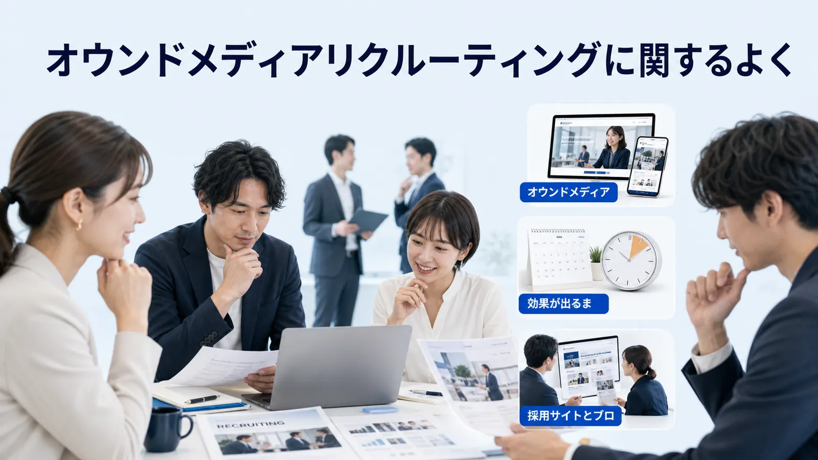 オウンドメディアリクルーティングに関するよく