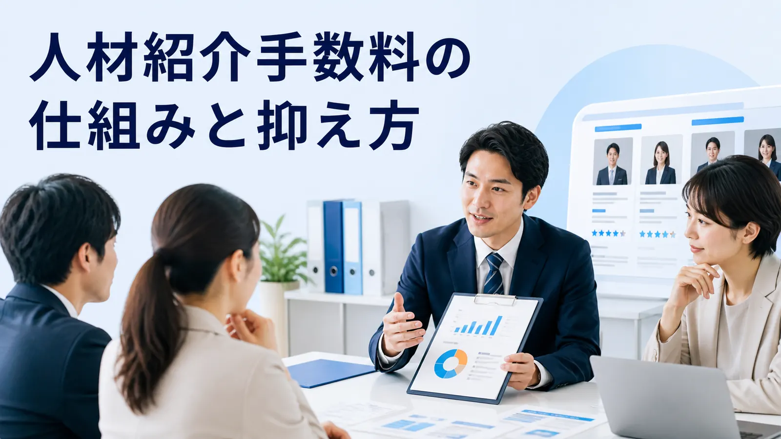 人材紹介手数料の仕組みと抑え方