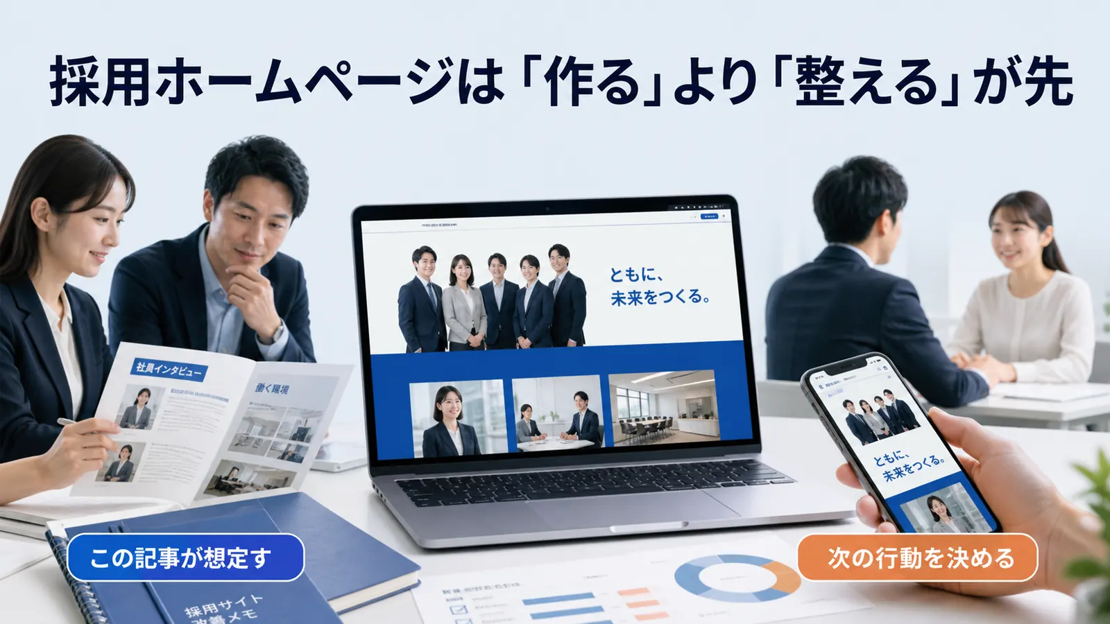 採用ホームページは「作る」より「整える」が先