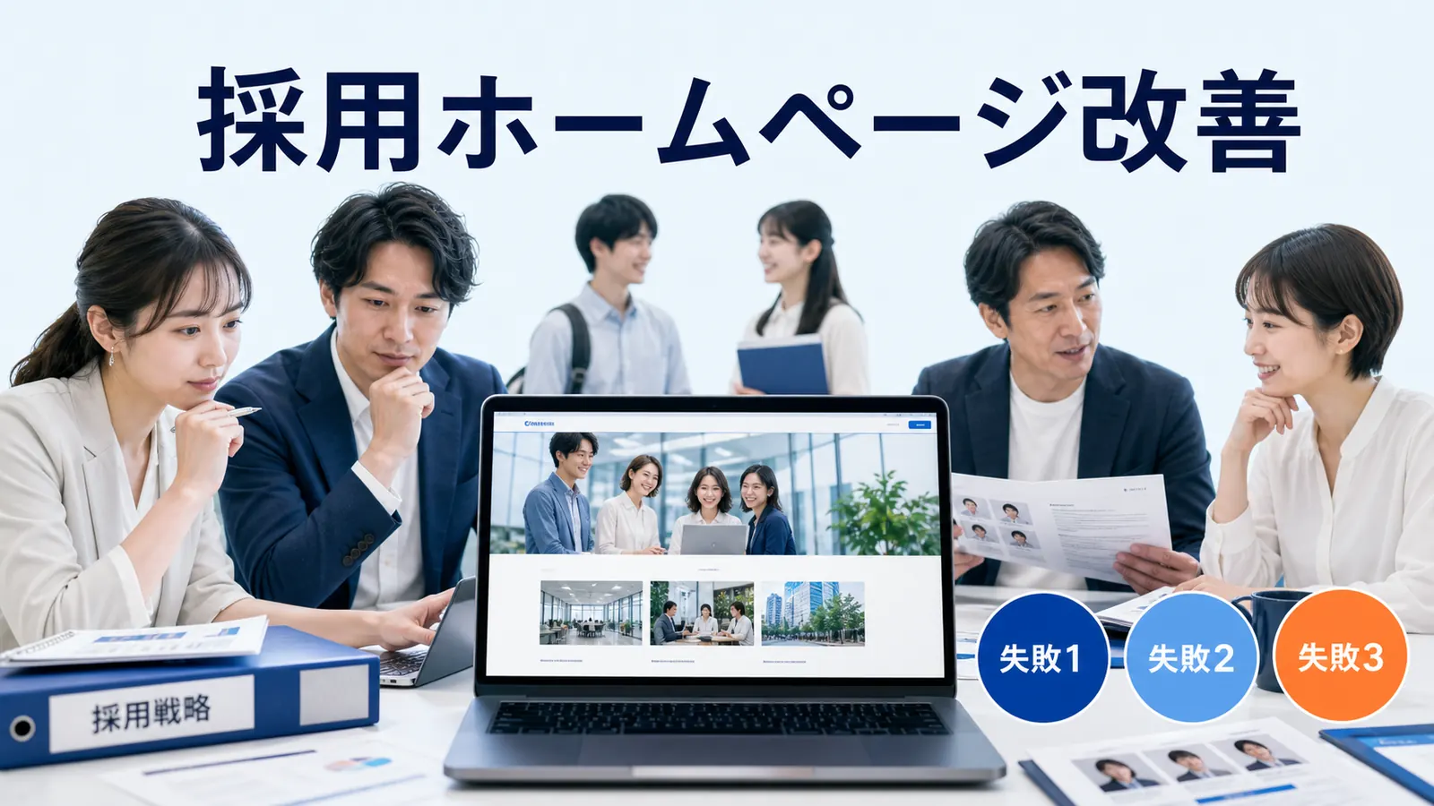 採用ホームページ改善