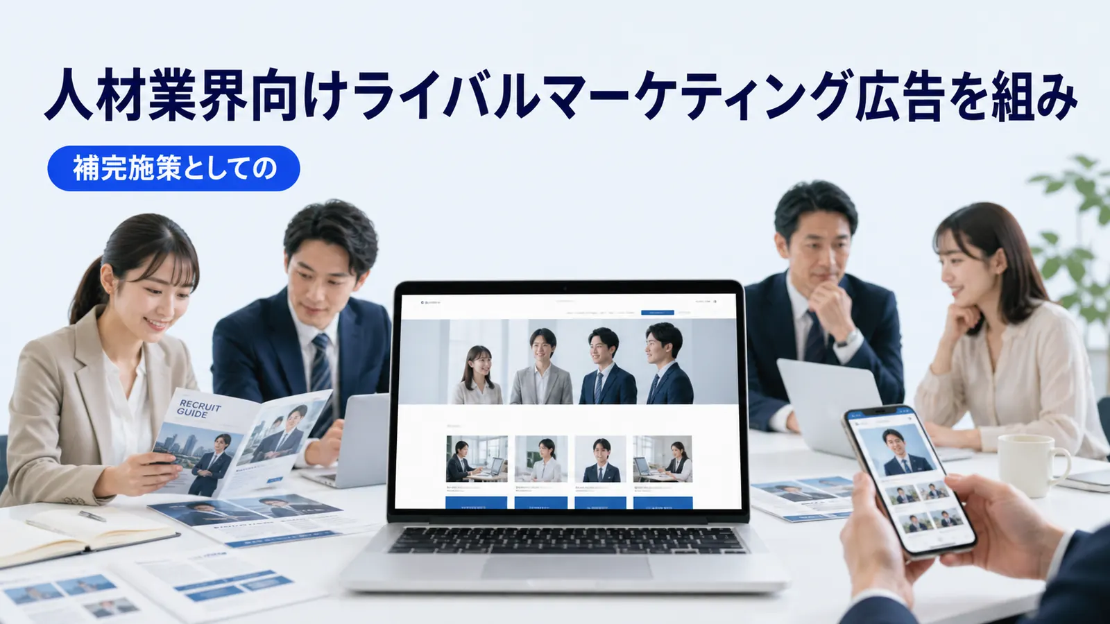 人材業界向けライバルマーケティング広告を組み