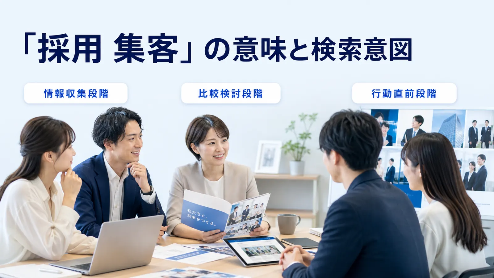 「採用 集客」の意味と検索意図