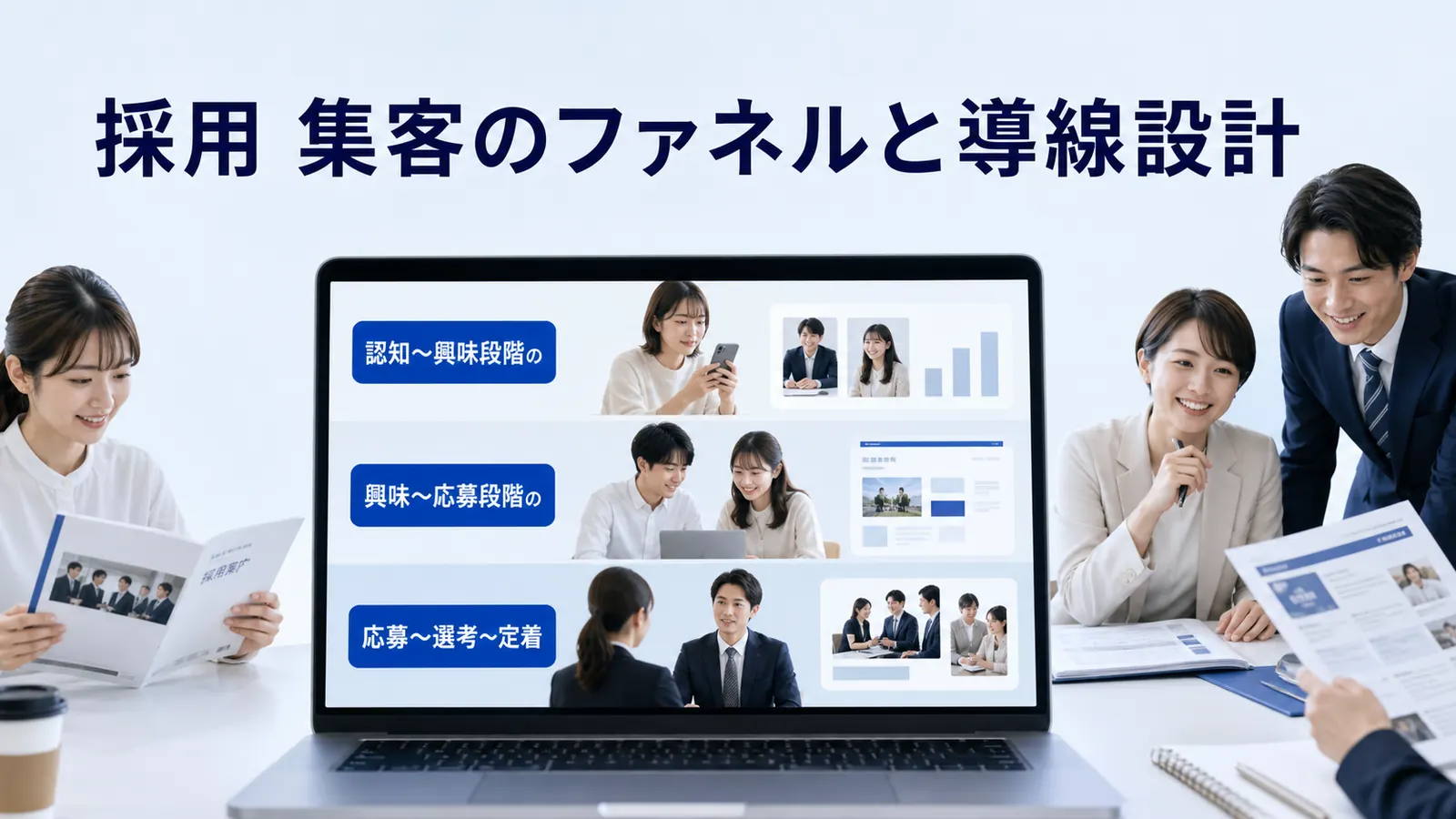 採用 集客のファネルと導線設計