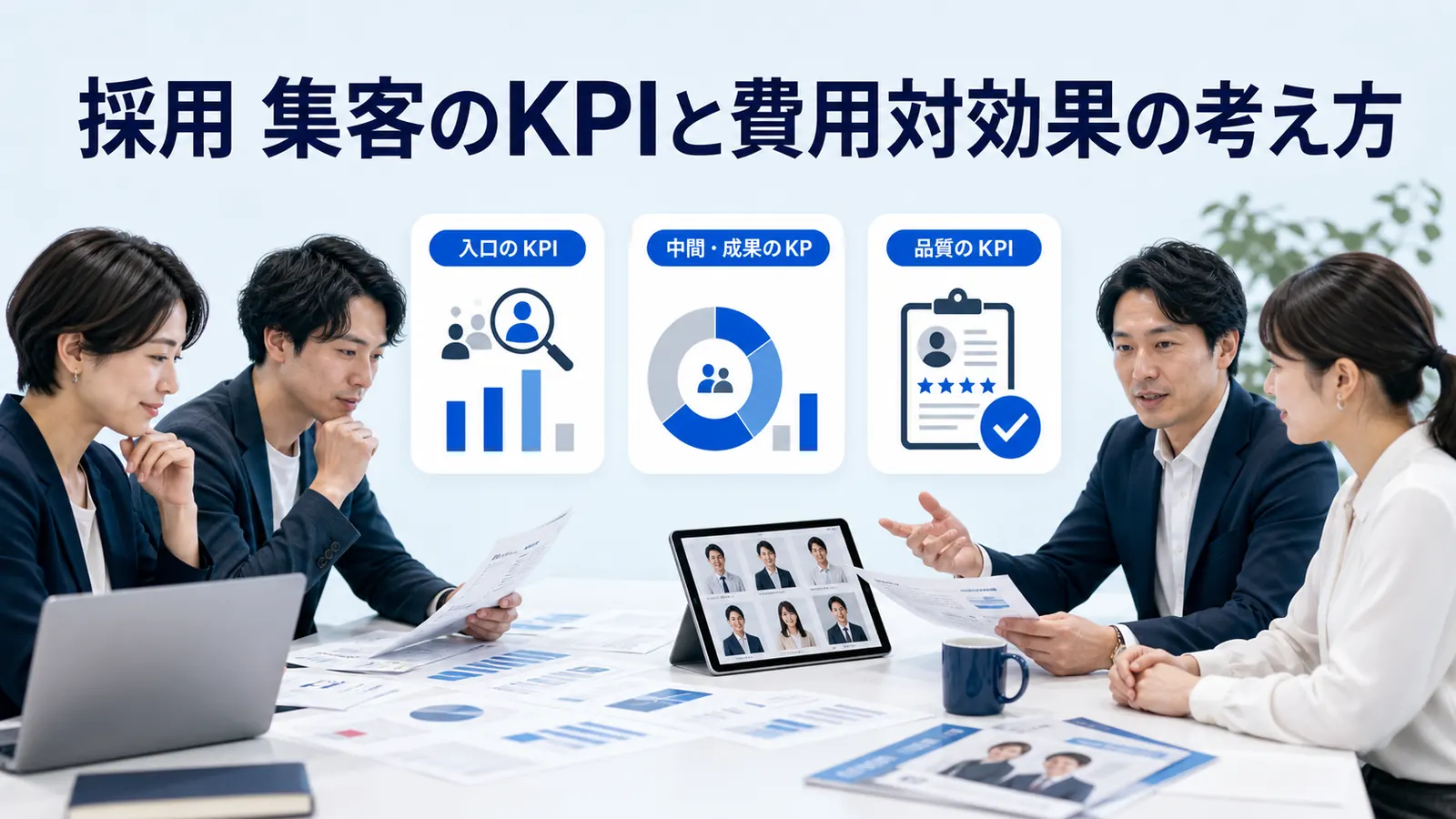 採用 集客のKPIと費用対効果の考え方