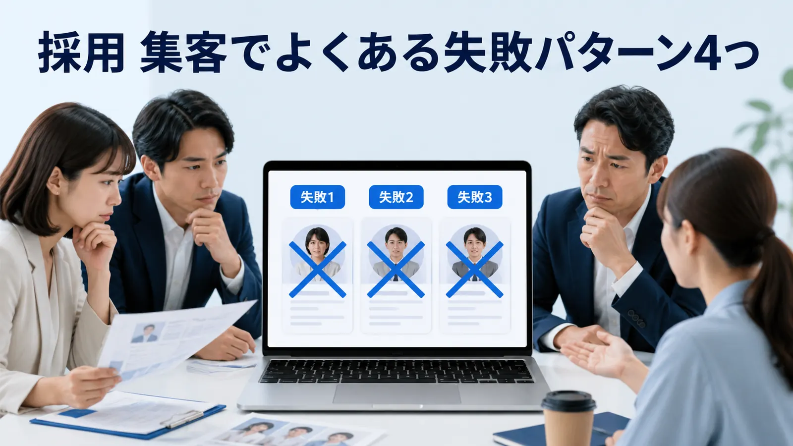 採用 集客でよくある失敗パターン4つ