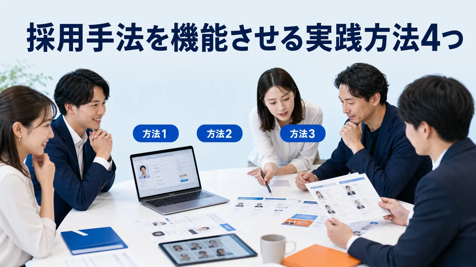 採用手法を機能させる実践方法4つ