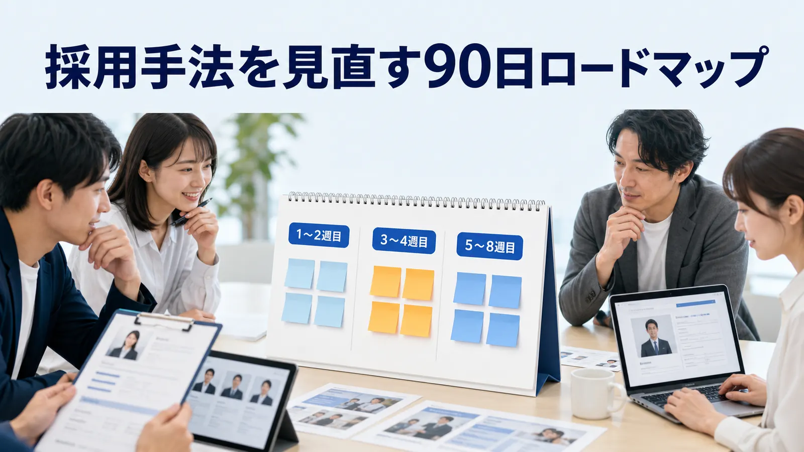 採用手法を見直す90日ロードマップ