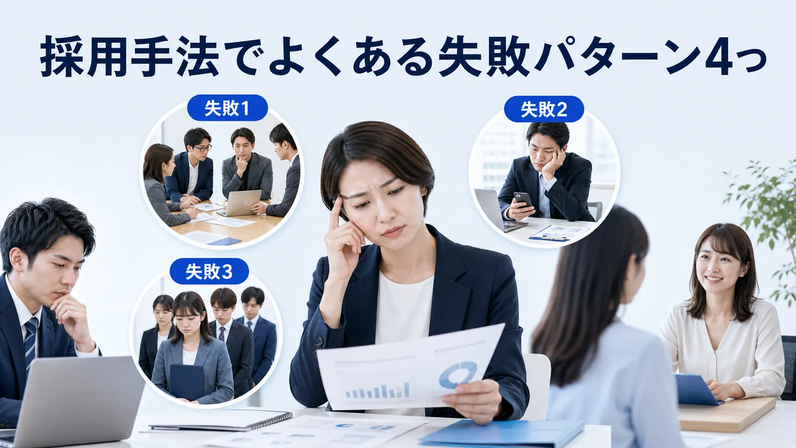 採用手法でよくある失敗パターン4つ