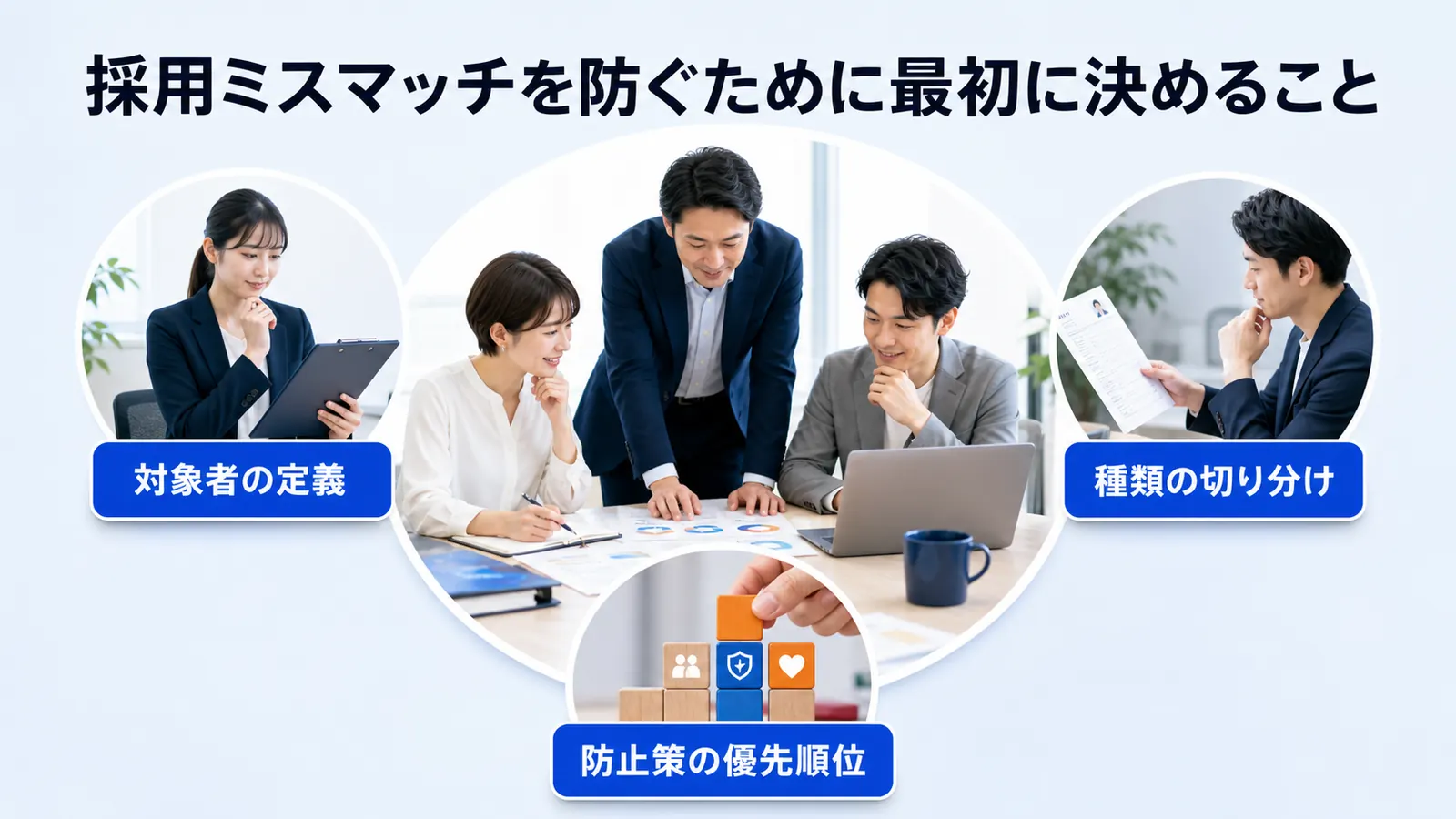 採用ミスマッチを防ぐために最初に決めること