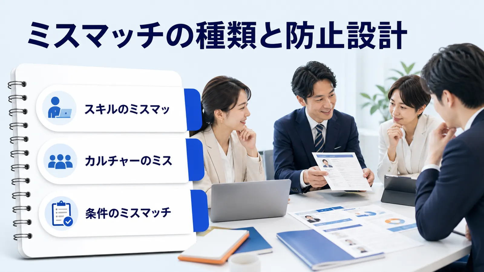 ミスマッチの種類と防止設計