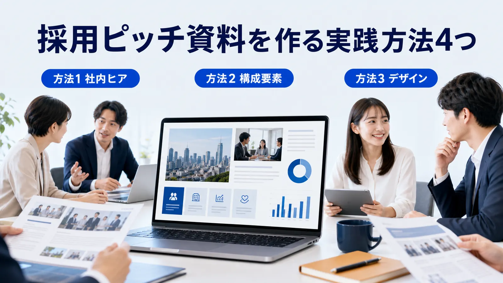 採用ピッチ資料を作る実践方法4つ