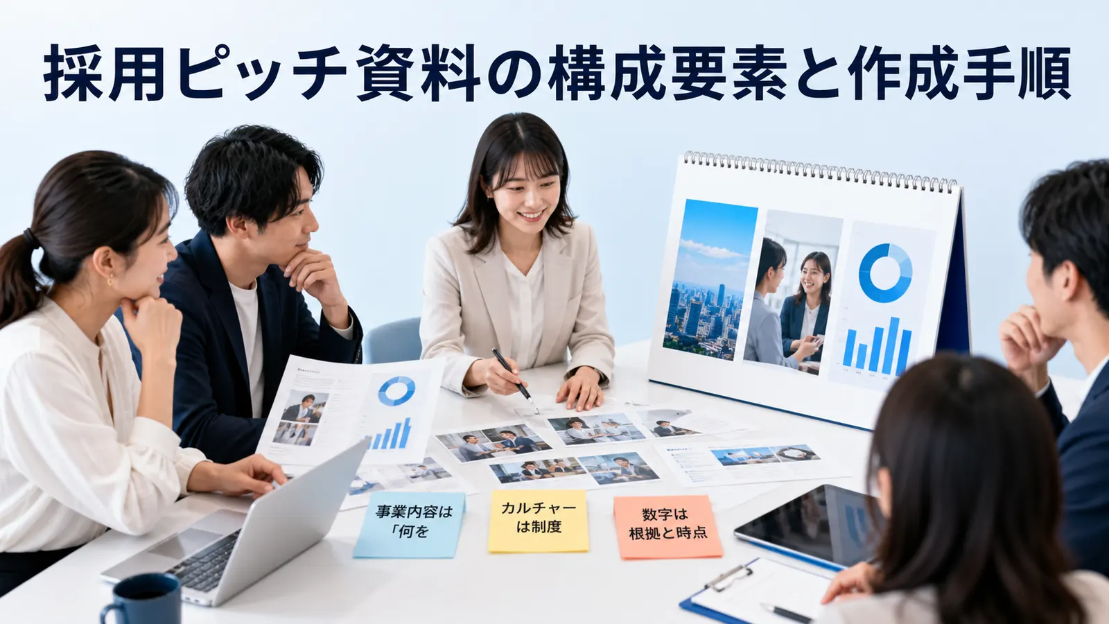 採用ピッチ資料の構成要素と作成手順