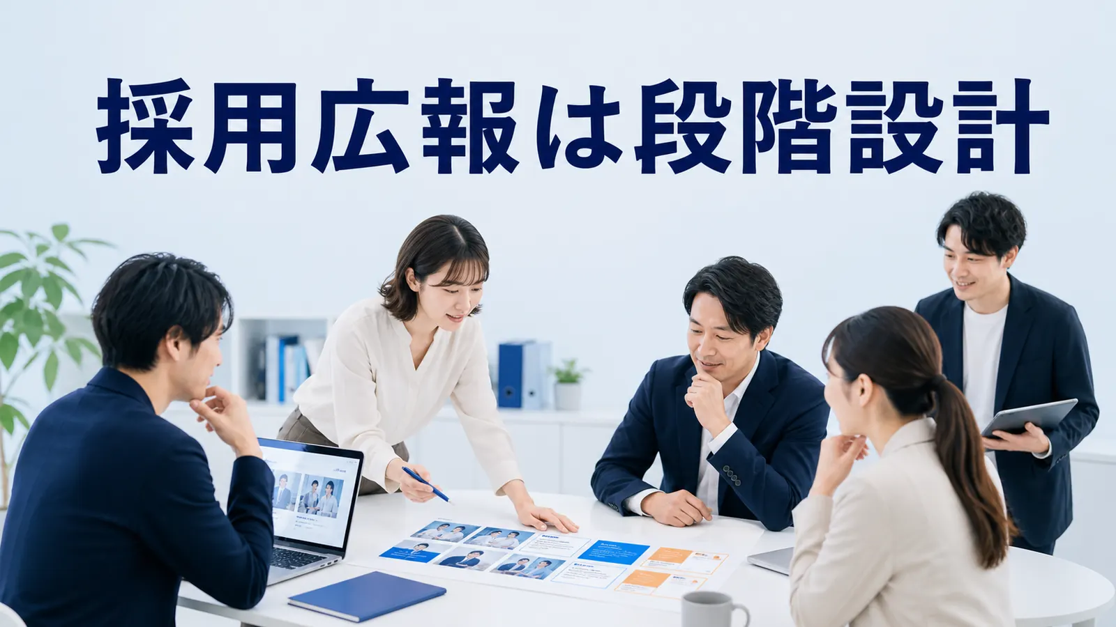 採用広報は段階設計