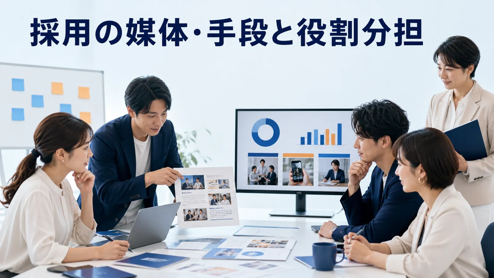 採用の媒体・手段と役割分担