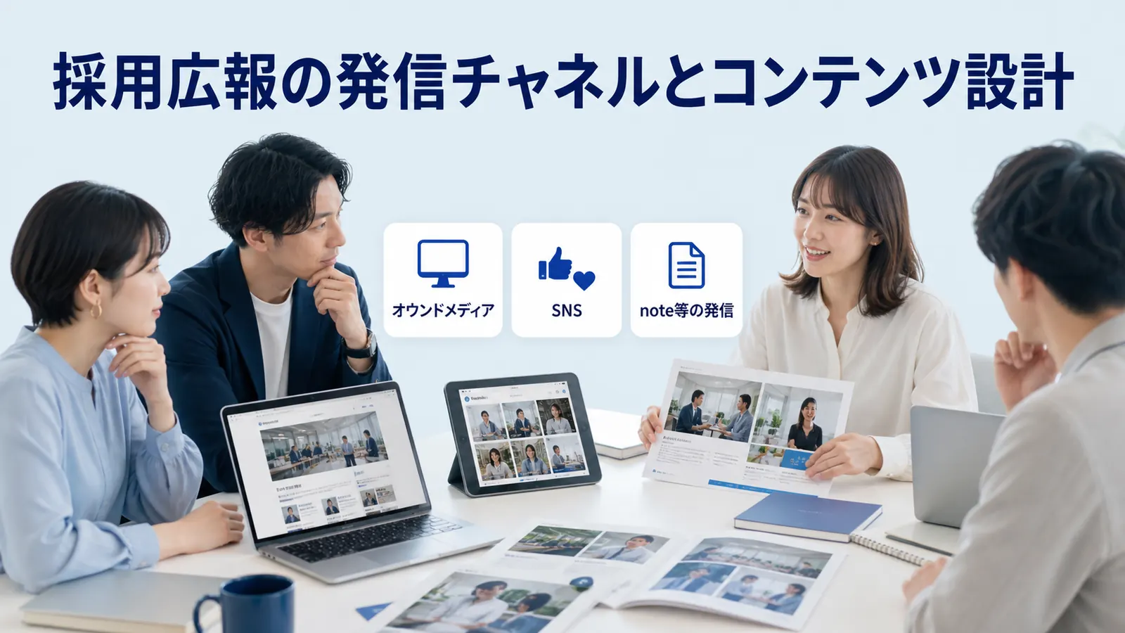 採用広報の発信チャネルとコンテンツ設計