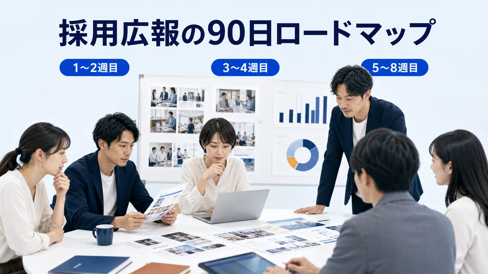 採用広報の90日ロードマップ