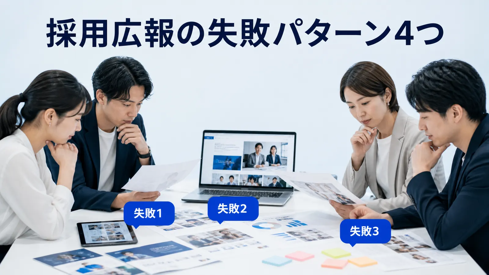 採用広報の失敗パターン4つ