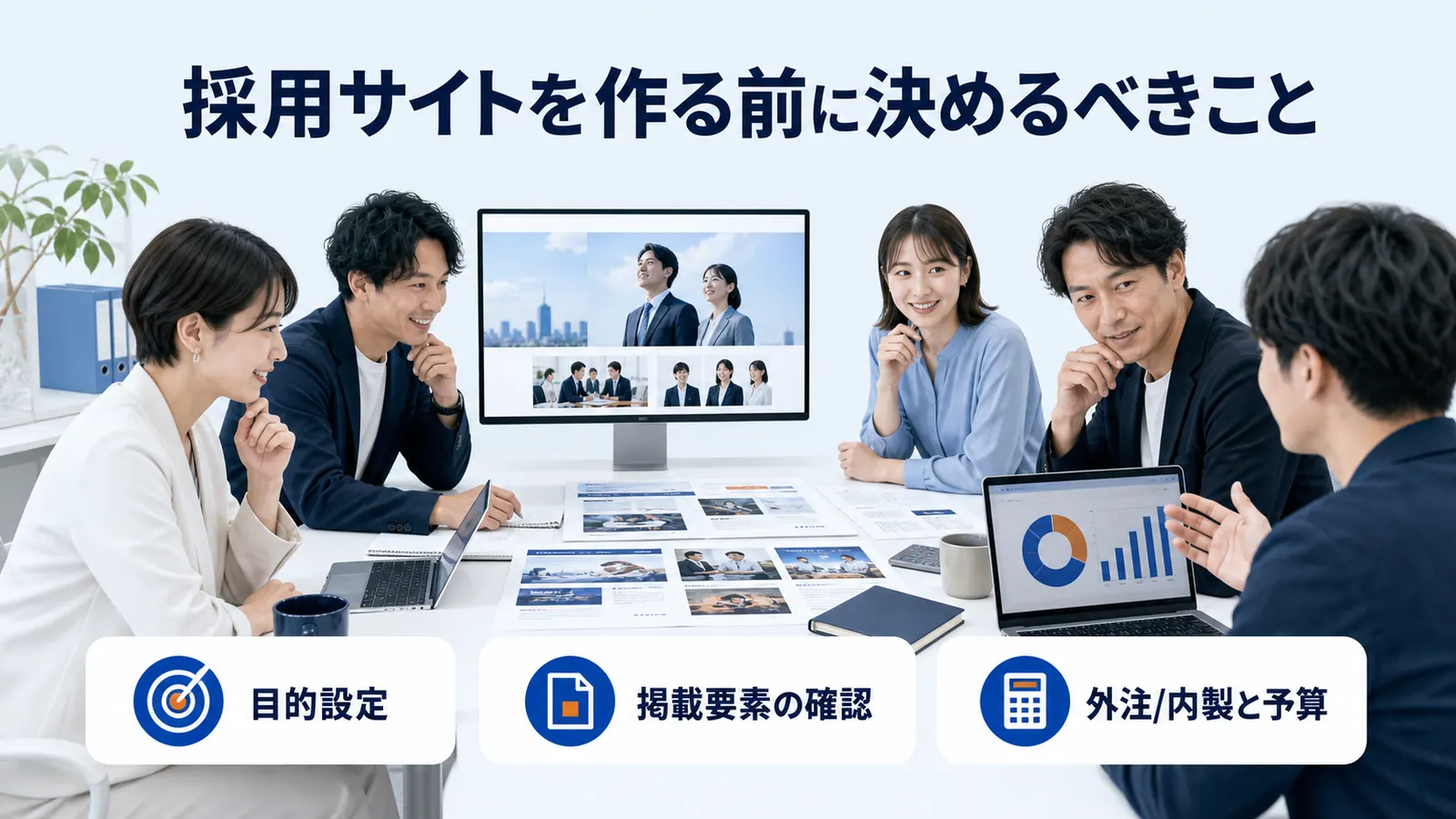 採用サイトを作る前に決めるべきこと