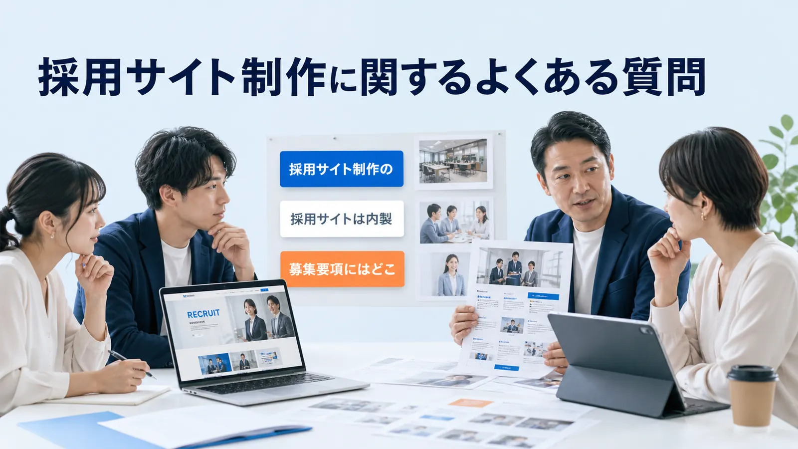 採用サイト制作に関するよくある質問