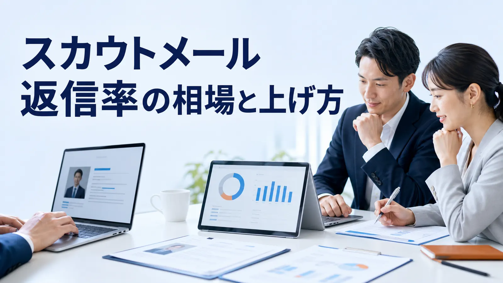スカウトメール返信率の相場と上げ方を内容別のオリジナル構図で整理した解説画像