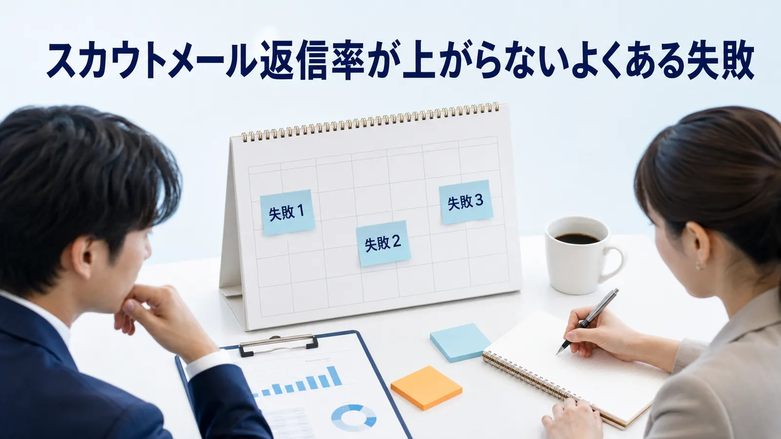 スカウトメール返信率が上がらないよくある失敗