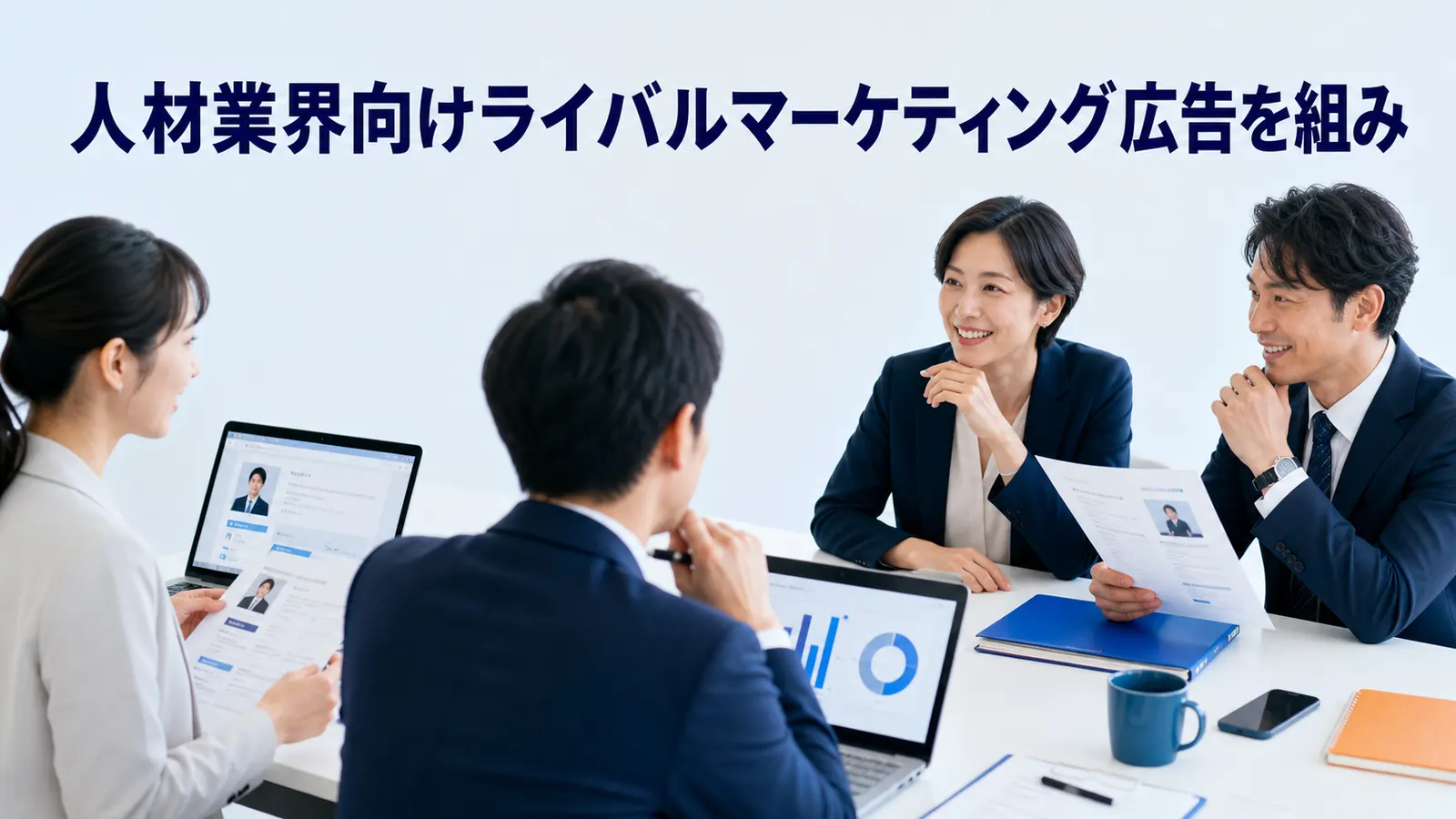 人材業界向けライバルマーケティング広告を組み