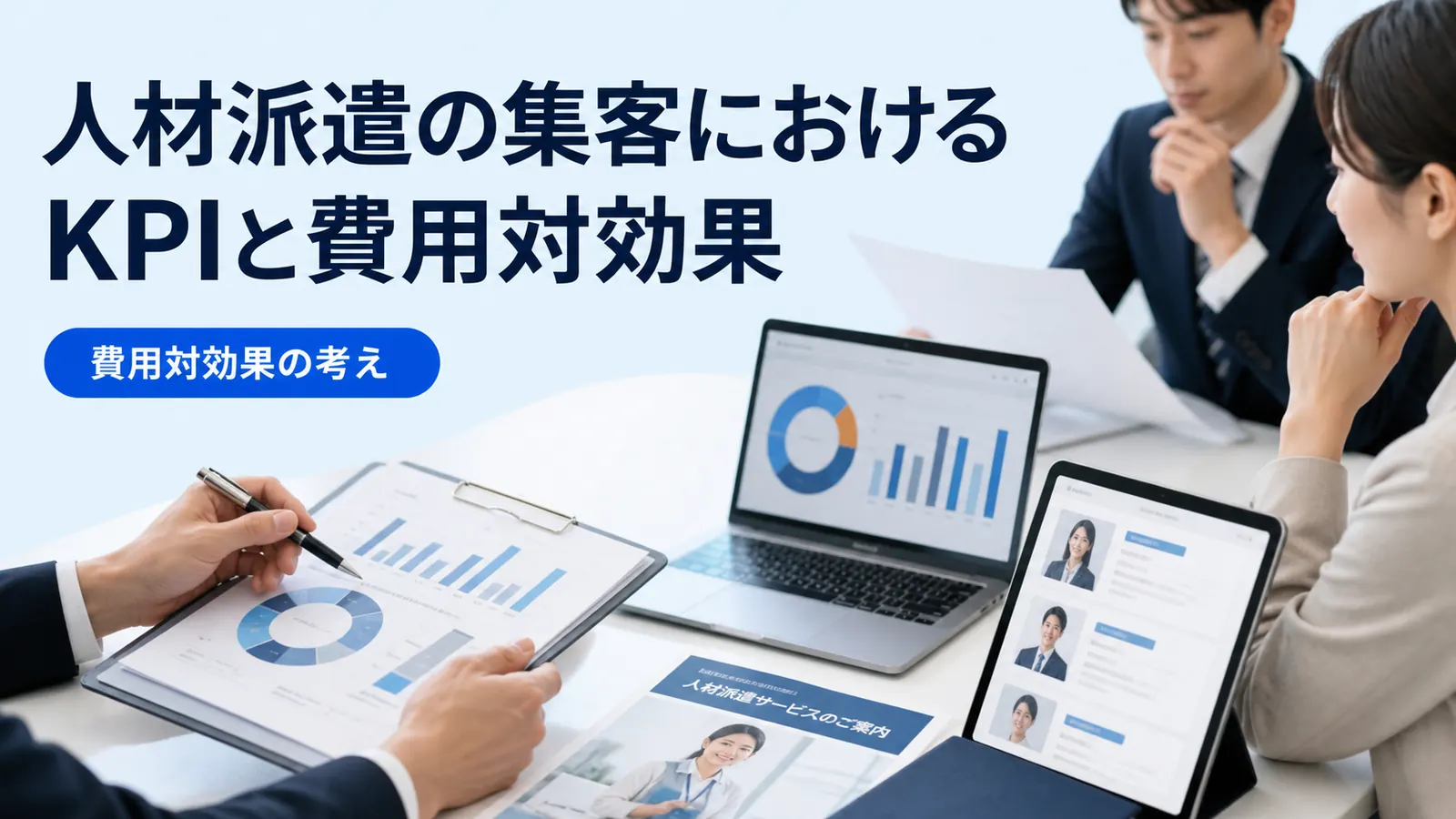 人材派遣の集客におけるKPIと費用対効果