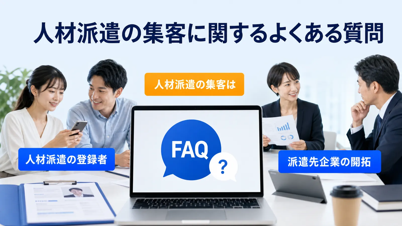 人材派遣の集客に関するよくある質問