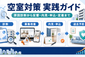 空室対策 実践ガイド｜原因診断から反響・内見・申込・定着まで