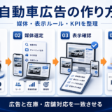 自動車広告の作り方｜媒体・表示ルール・クリエイティブ・KPI