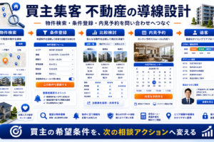 買主集客 不動産の方法｜問い合わせにつながる広告・LP・SEO導線を解説 Image 2.0 図解