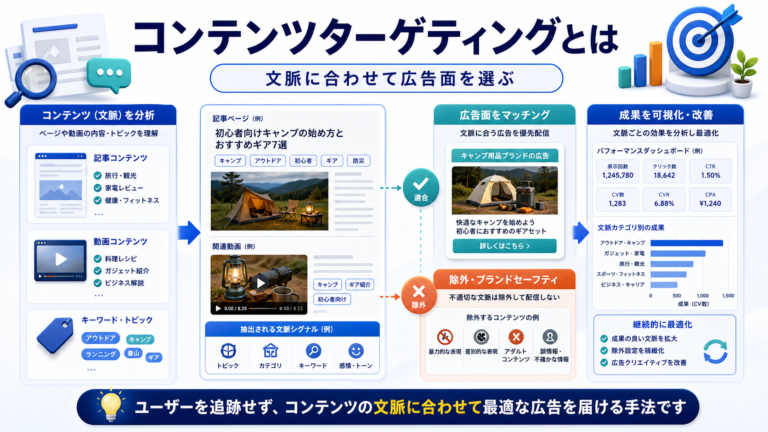 コンテンツターゲティングとは 図解