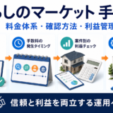 くらしのマーケットの手数料はいくら？料金体系・計算・利益管理を解説