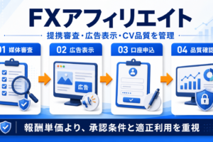 FXアフィリエイトの始め方｜提携条件・広告規制・CV計測を解説