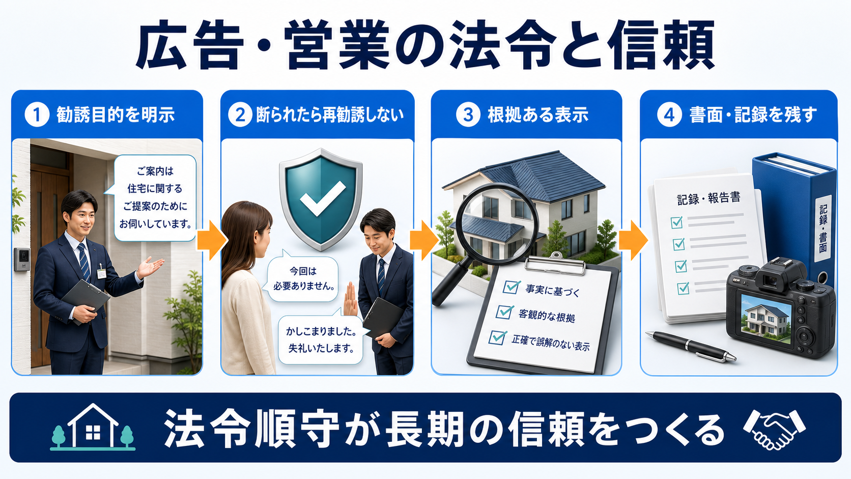 広告表示・契約説明・個人情報で注意すること