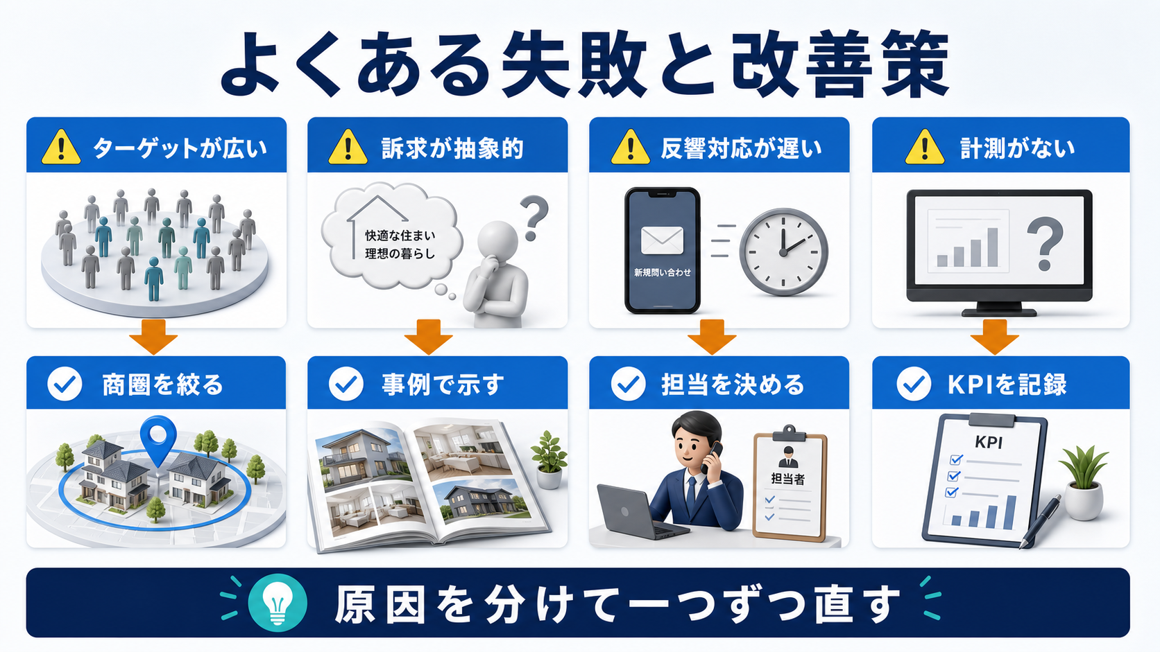 よくある失敗と改善チェックリスト