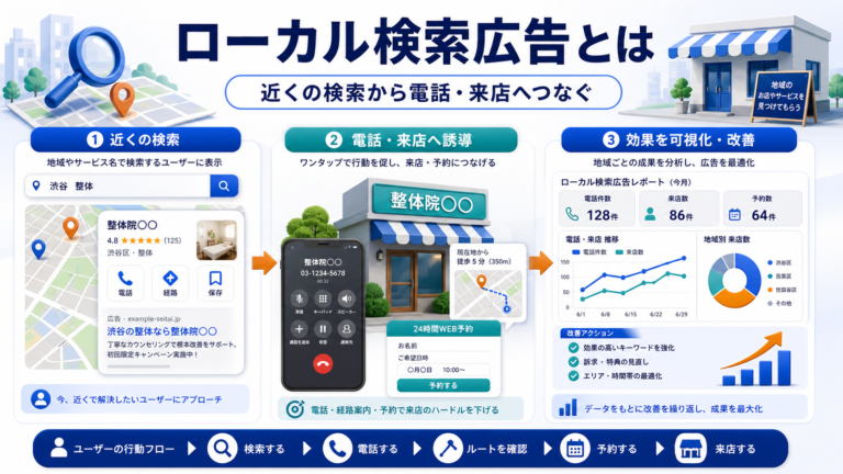 ローカル検索広告とは 図解