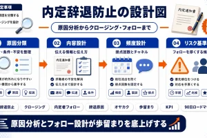 内定辞退防止の進め方｜原因分析とクロージング・フォロー施策を解説