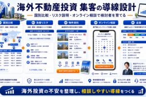 海外不動産投資 集客の方法｜問い合わせにつながる広告・LP・SEO導線を解説 Image 2.0 図解