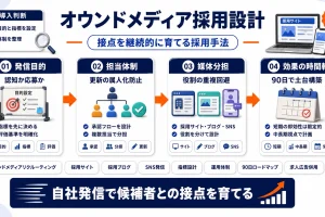 オウンドメディアリクルーティングとは？始め方と運用のコツ