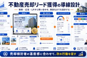 不動産売却 リード獲得の方法｜問い合わせにつながる広告・LP・SEO導線を解説 Image 2.0 図解