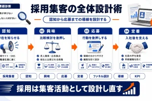 採用 集客とは何か｜認知から応募までの導線設計と実践法