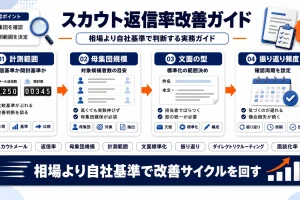 スカウトメール返信率の相場と上げ方｜ダイレクトリクルーティング実務ガイド