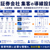 証券会社 集客の方法｜相談・申込につながる広告・LP・追客導線を解説 Image 2.0 図解