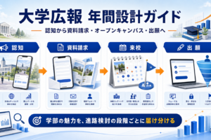 大学 広報の実務をまとめたImage 2.0図解