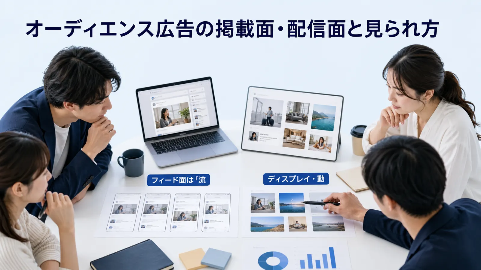 オーディエンス広告の掲載面・配信面と見られ方